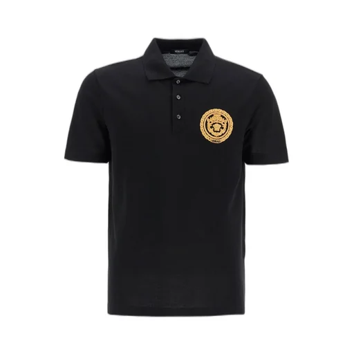 Medusa Print Polo Shirt