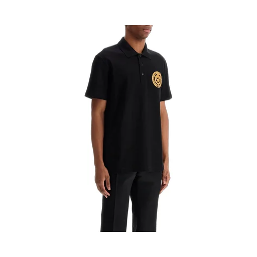 Medusa Print Polo Shirt