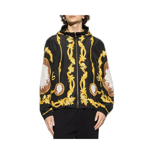Baroque Print Hooded Jacket