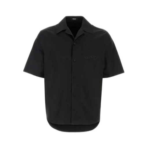 Short Sleeve Shirt With Barocco Print
