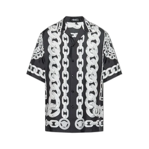 Chain Print Silk Shirt