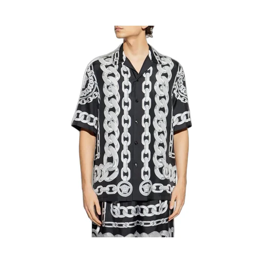 Chain Print Silk Shirt