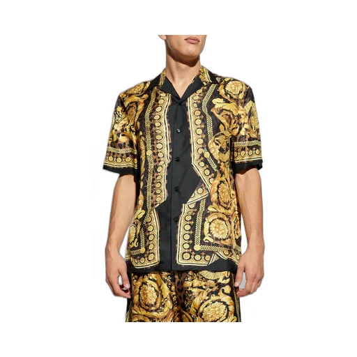 Baroque Print Silk Shirt