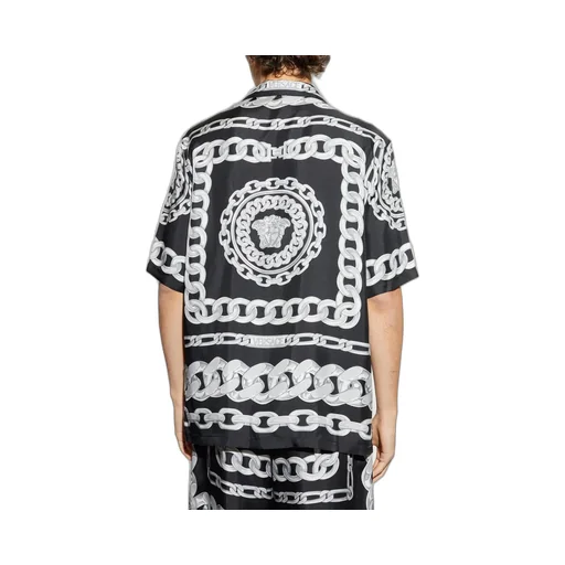 Chain Print Silk Shirt