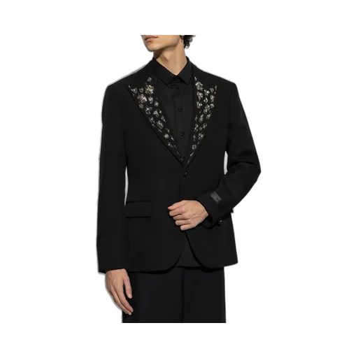 Blazer With Embellished Lapel