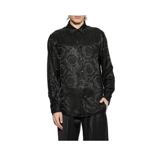 Baroque Print Silk Shirt