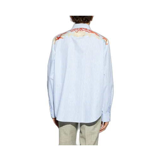 Striped Button-Down Shirt