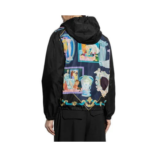 Medusa Print Hooded Jacket