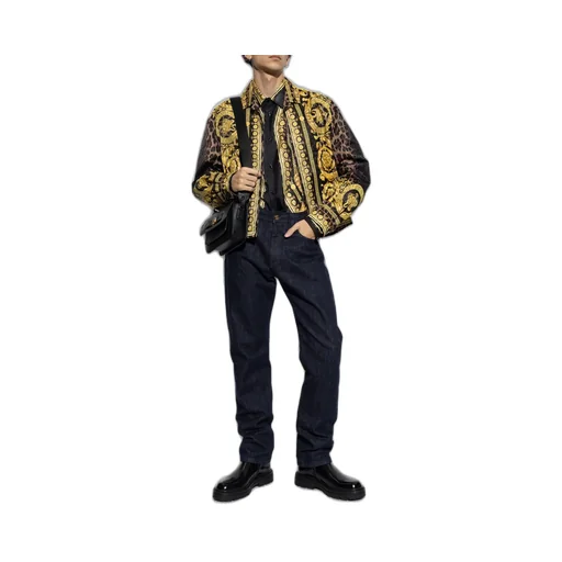 Barocco Print Bomber Jacket