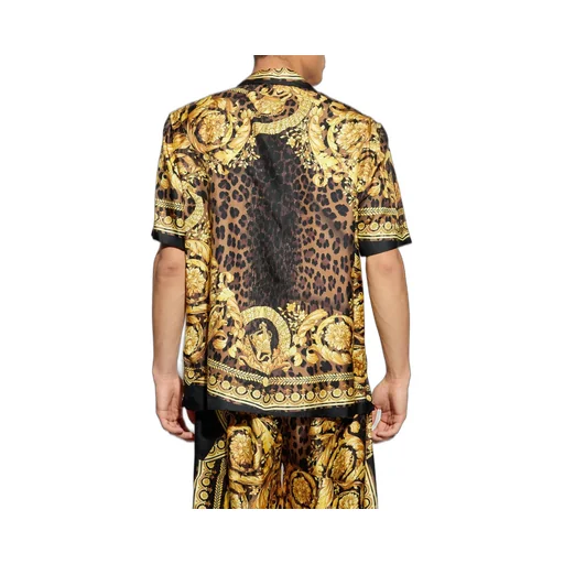 Baroque Print Silk Shirt