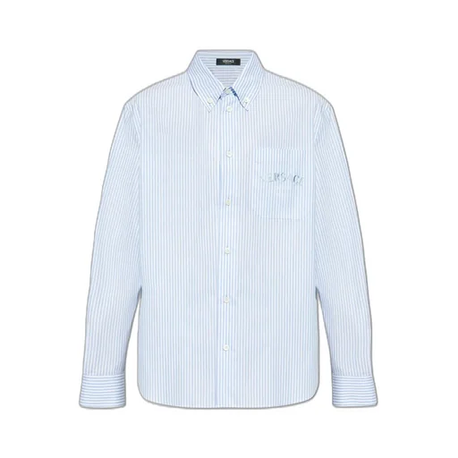 Striped Button-Down Shirt