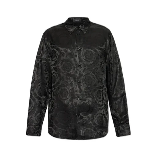 Baroque Print Silk Shirt
