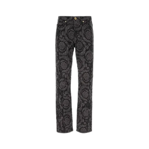 Baroque Print Jeans
