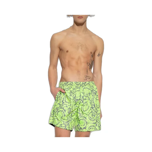 Medusa Renaissance Print Swim Shorts