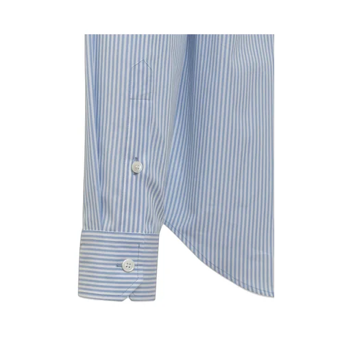 Striped Cotton Shirt With Baroque Print