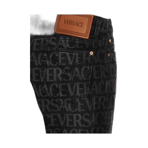 Logo Print Jeans