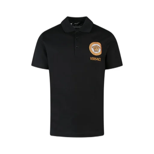 Medusa Print Polo Shirt