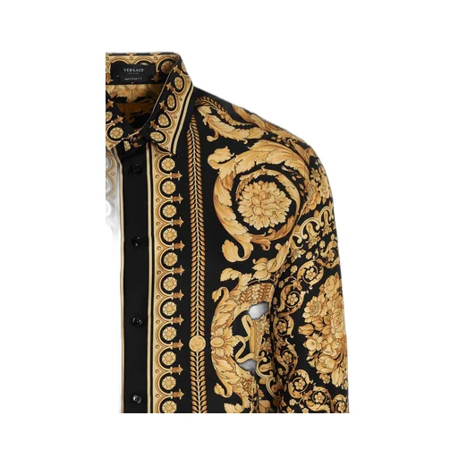 Baroque Print Silk Shirt