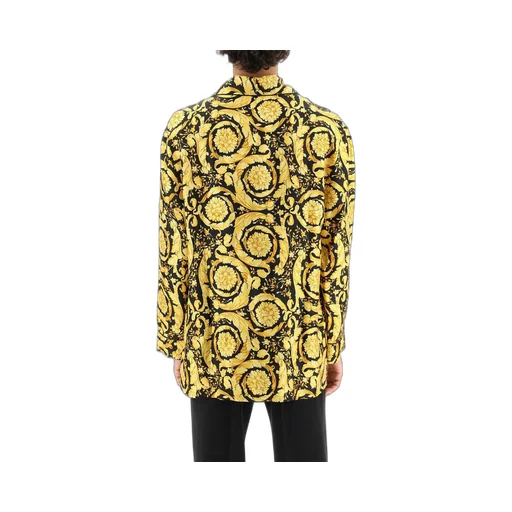 Baroque Print Silk Shirt