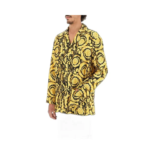 Baroque Print Silk Shirt