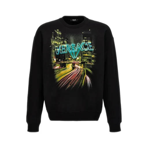 Sweatshirt With Cityscape Print