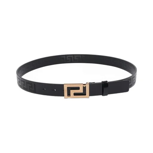 Belt With Medusa Buckle