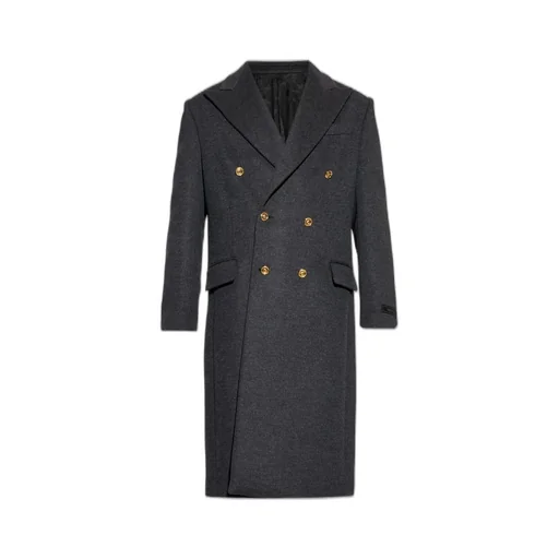 Double-Breasted Wool Coat