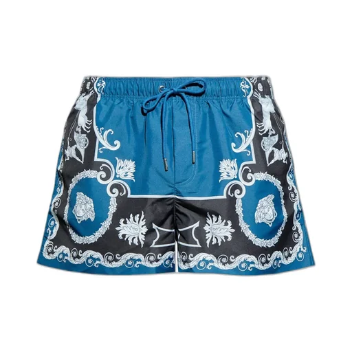 Medusa Print Swim Shorts
