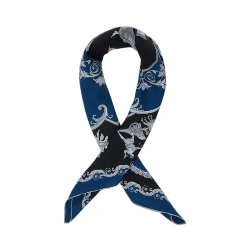 Medusa Print Silk Scarf