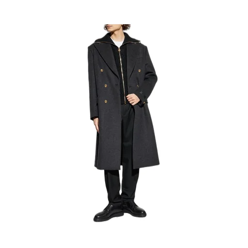 Double-Breasted Wool Coat