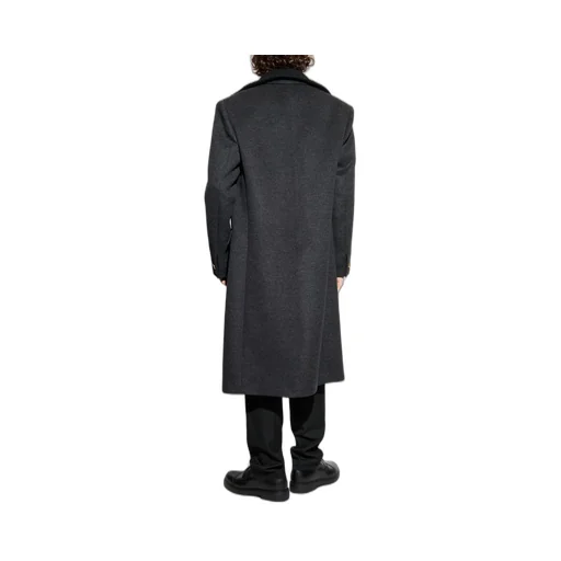 Double-Breasted Wool Coat