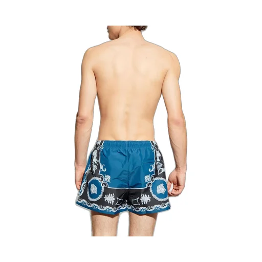 Medusa Print Swim Shorts