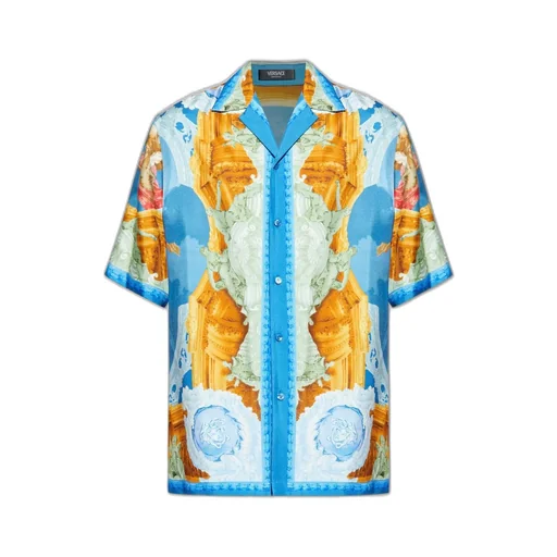 Baroque Print Silk Shirt