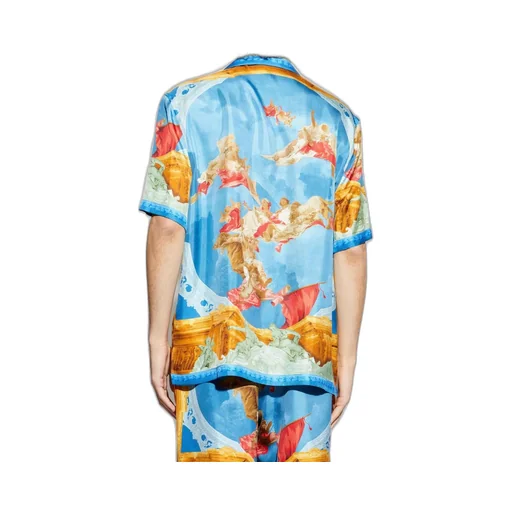 Baroque Print Silk Shirt