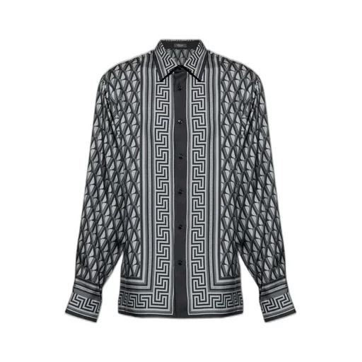Baroque Print Silk Shirt