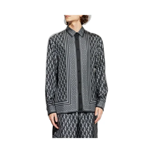 Baroque Print Silk Shirt