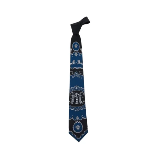 Medusa Print Silk Tie