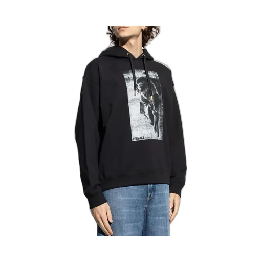 Medusa Graphic Print Hoodie
