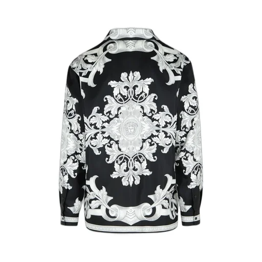 Baroque Print Silk Shirt