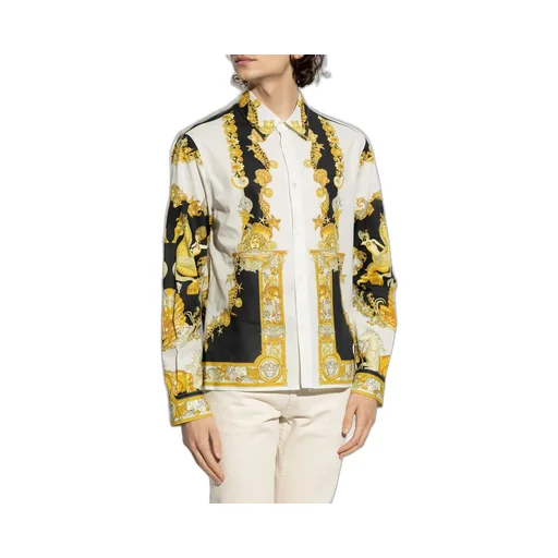 Baroque Print Silk Shirt