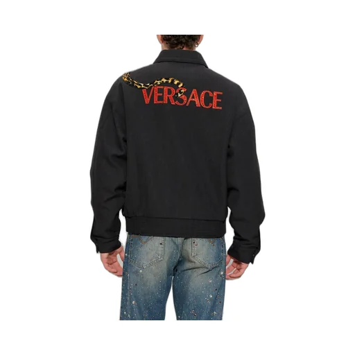 Bomber Jacket With Leopard Print