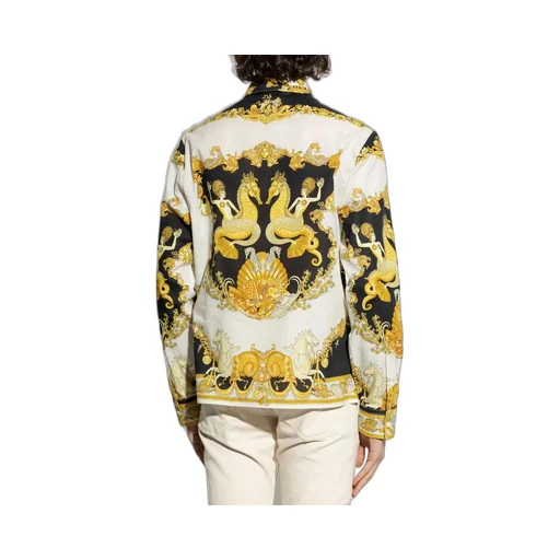 Baroque Print Silk Shirt