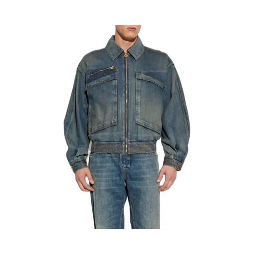 Denim Bomber Jacket