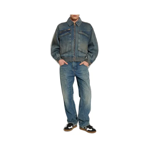 Denim Bomber Jacket