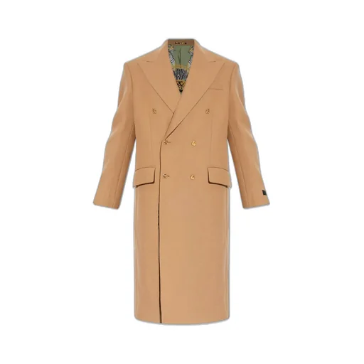 Double-Breasted Wool Coat