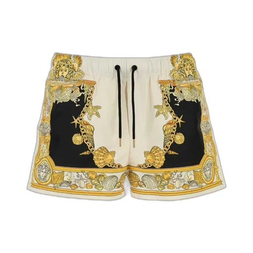 Medusa Print Swim Shorts