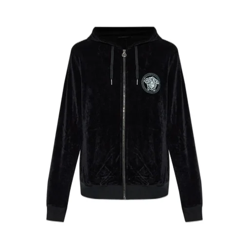 Velvet Zip-Up Hoodie