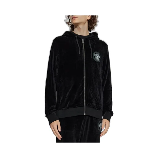 Velvet Zip-Up Hoodie