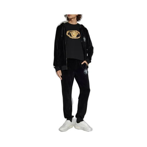 Velvet Zip-Up Hoodie