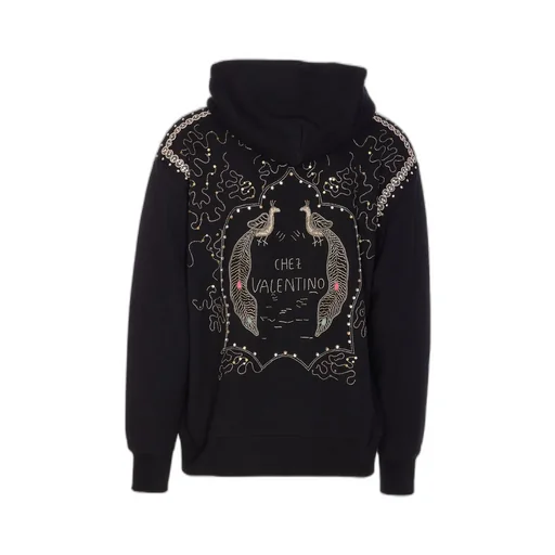 Hooded Sweatshirt With Studs